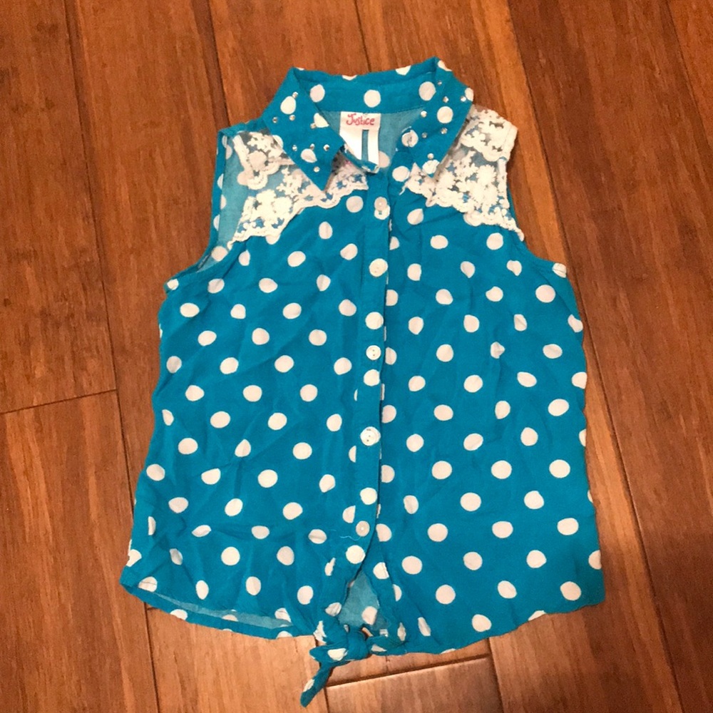 Girls sleeveless blouse